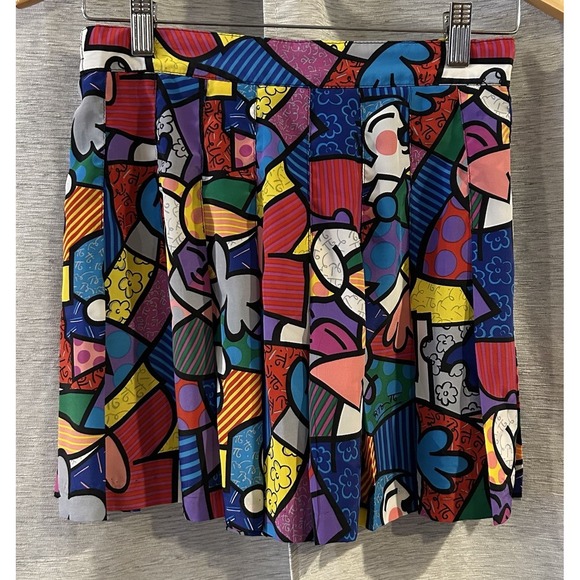 Vintage TAIL Tennis/pickleball Pleated Multicolor Skirt Size 6 - Picture 1 of 5